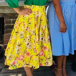 Gracia, floral/springtime skirt with crinoline [Small]